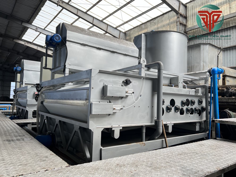Máy ép bùn băng tải model DDTP-BFA75