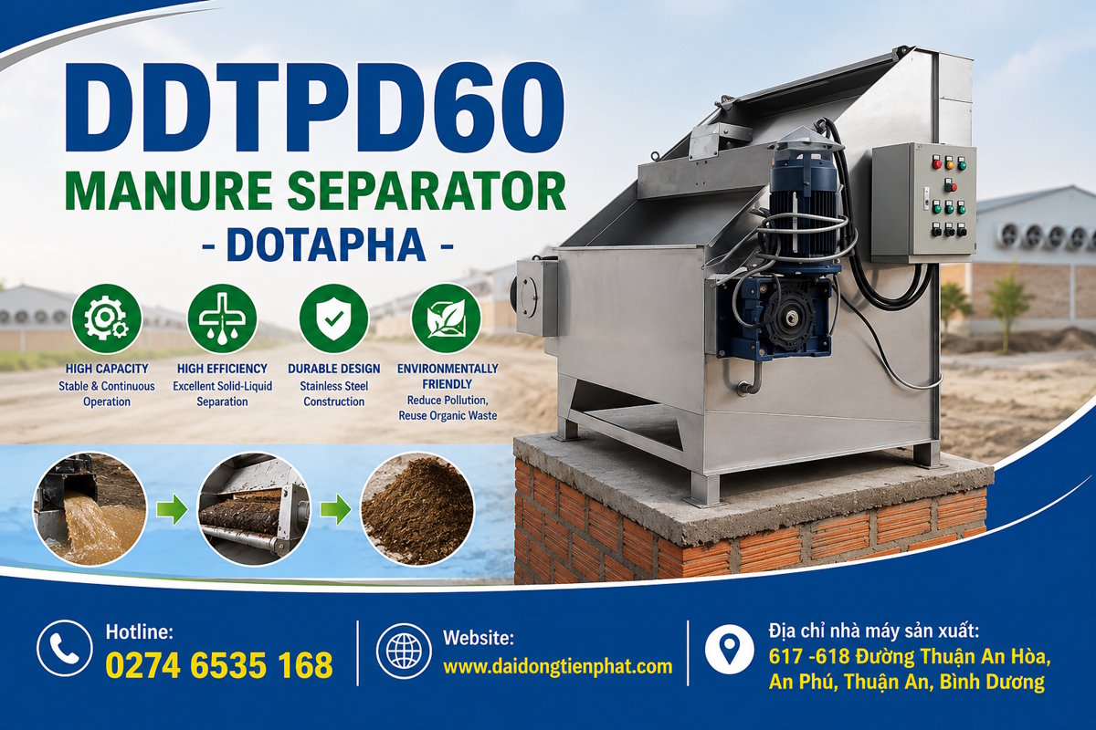 DDTPD60 manure separator