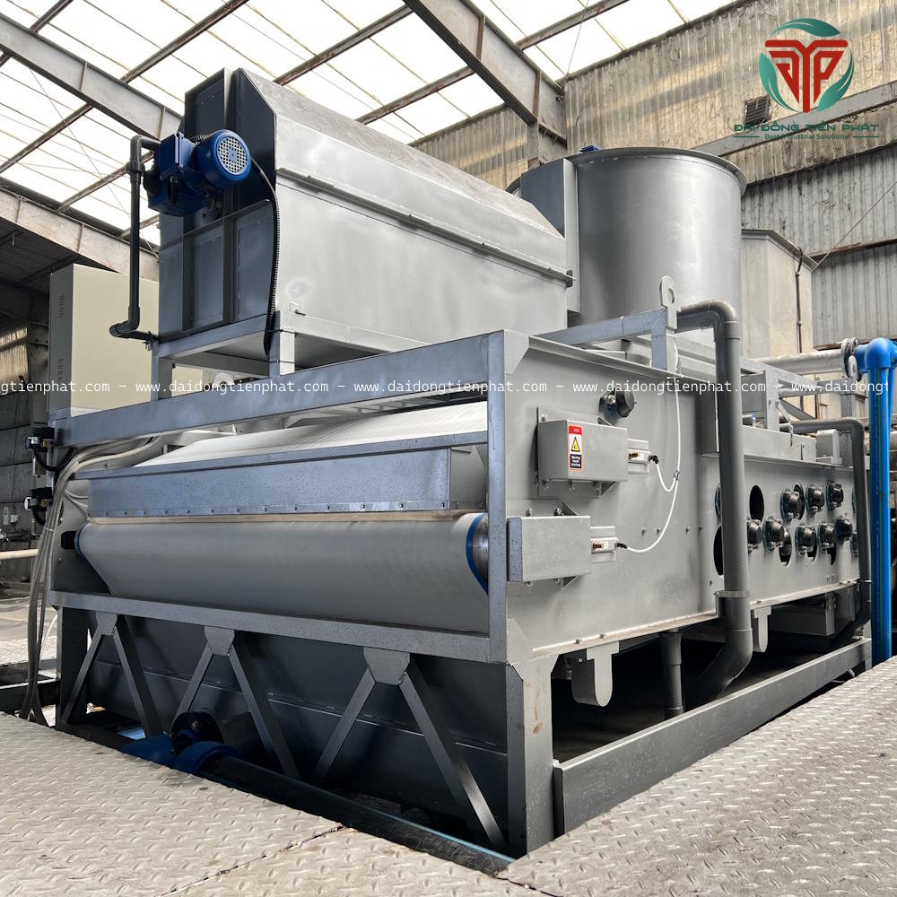 Máy ép bùn băng tải model DDTP-BFA125