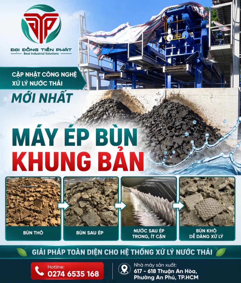 Máy ép bùn khung bản