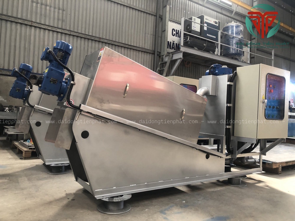 Máy ép bùn trục vít Model DDTP-MSP-101