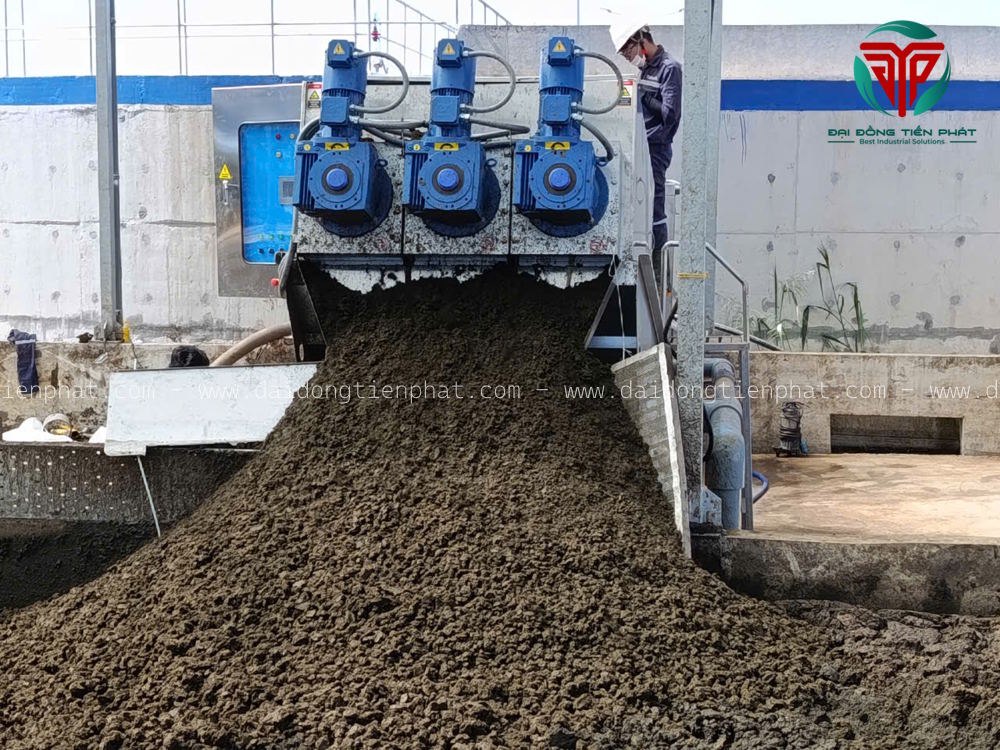 Máy ép bùn trục vít Model DDTP-MSP-253