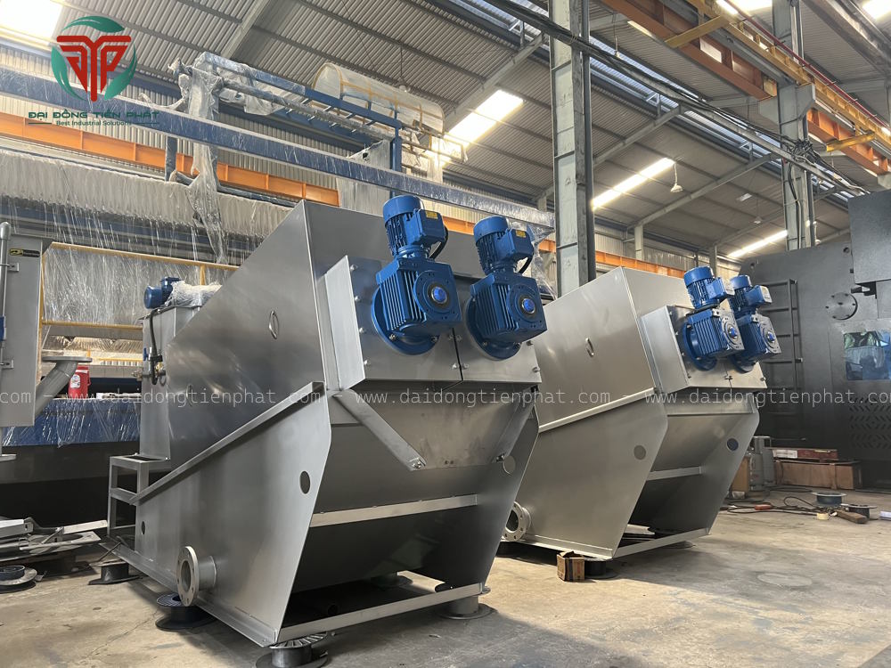 Máy ép bùn trục vít Model DDTP-MSP-102