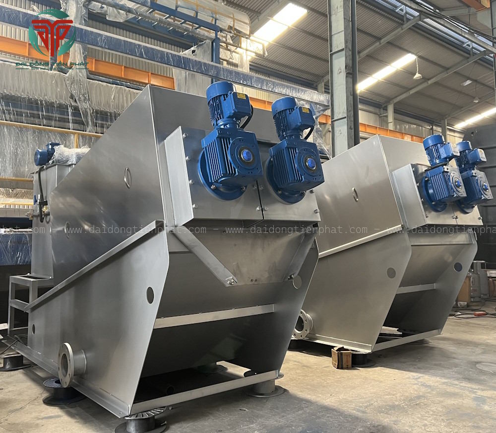 Máy ép bùn trục vít Model DDTP-MSP-302