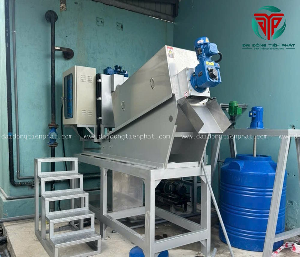 Máy ép bùn trục vít Model DDTP-MSP-131