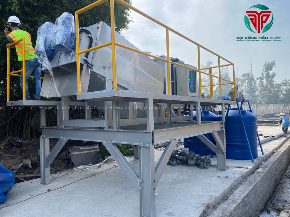 Máy ép bùn trục vít Model DDTP-MSP-132