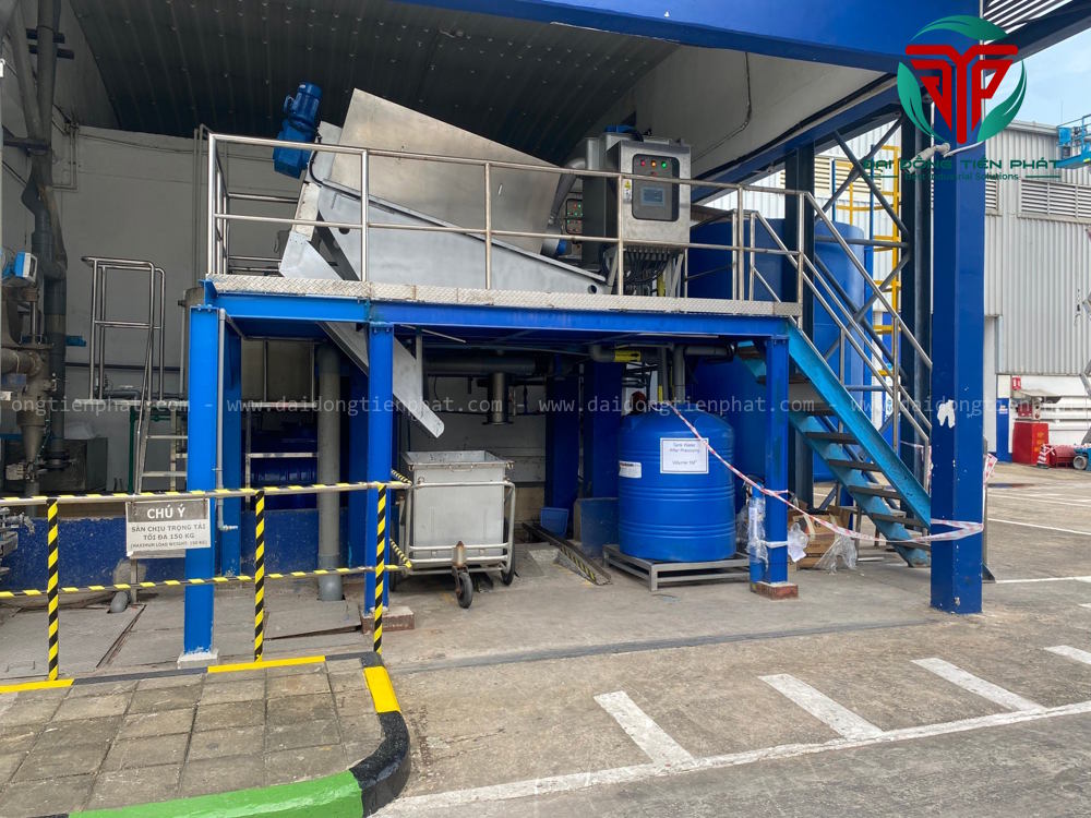 Máy ép bùn trục vít Model DDTP-MSP-201