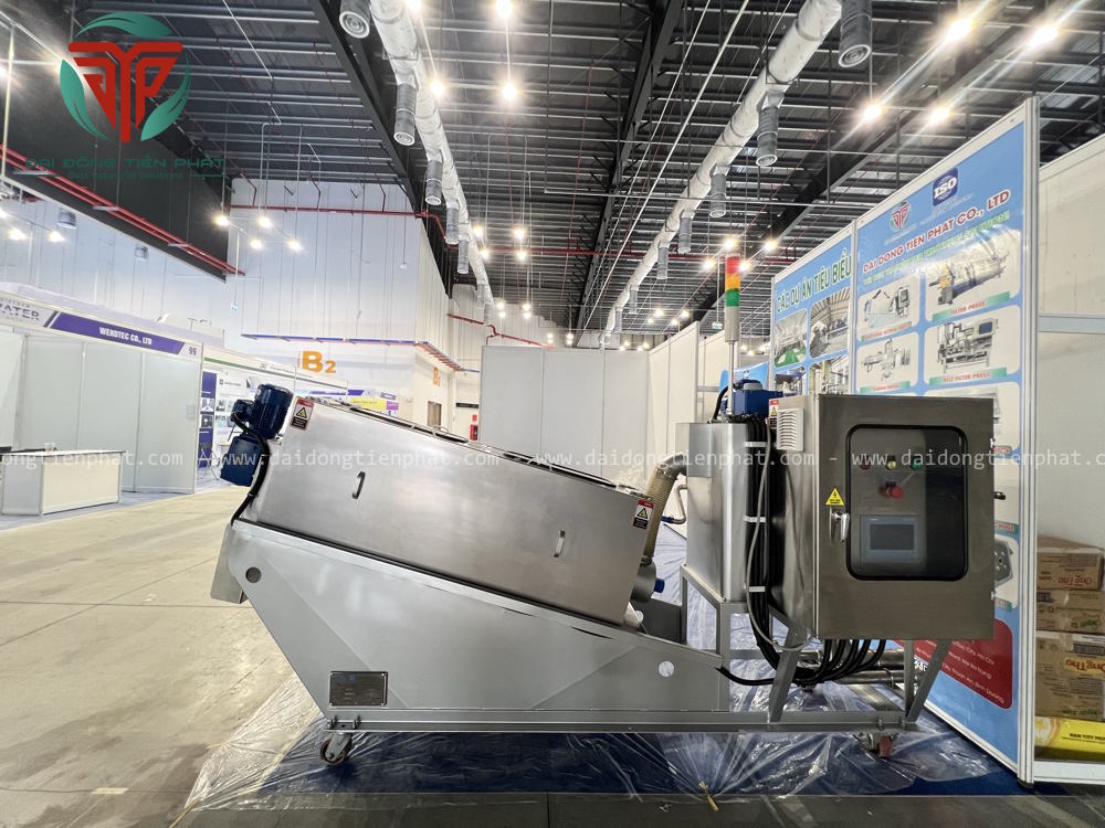 Máy ép bùn trục vít Model DDTP-MSP-301