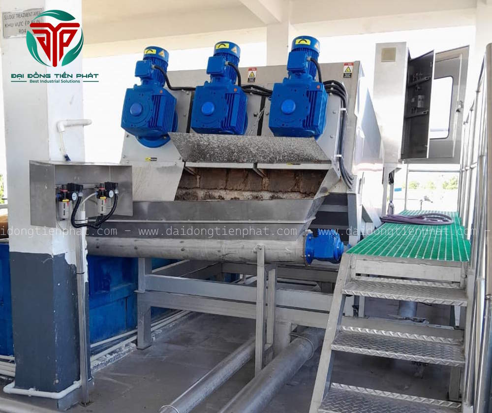 Máy ép bùn trục vít Model DDTP-MSP-203