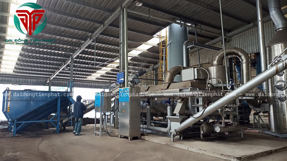 Máy sấy bùn Model D2TP 81 công nghiệp