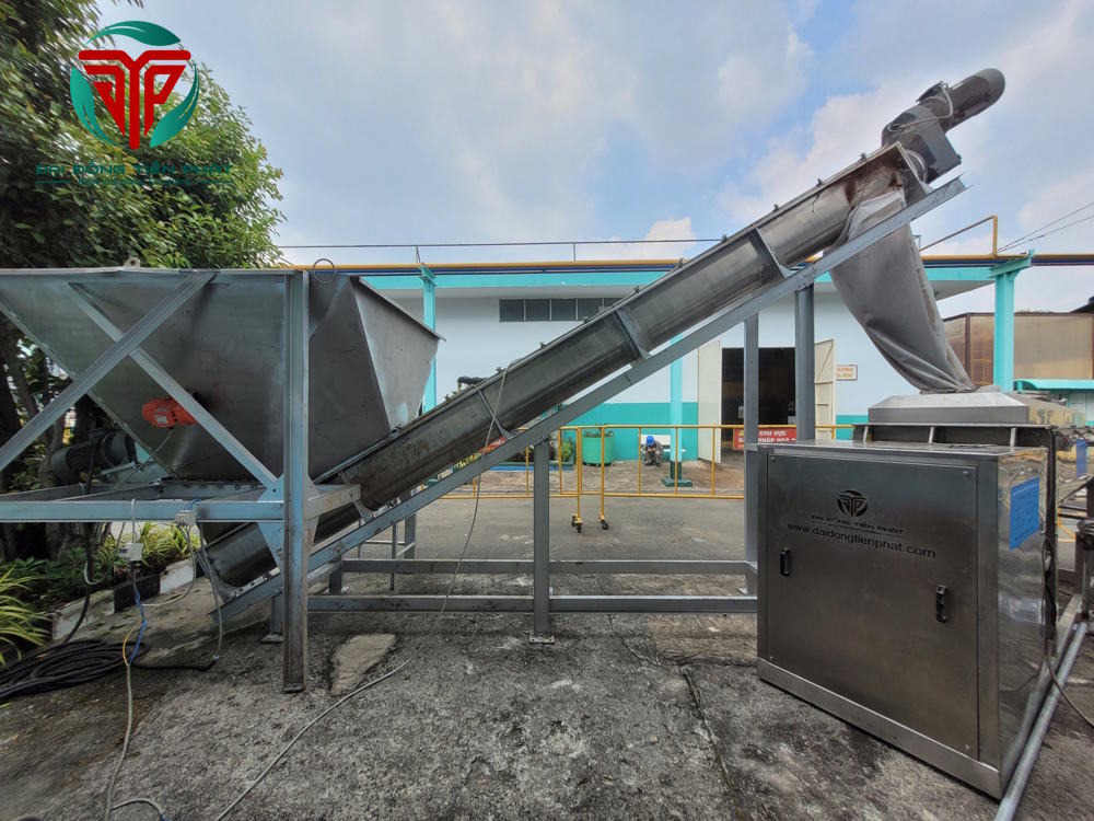 Máy sấy bùn Model D2TP-9