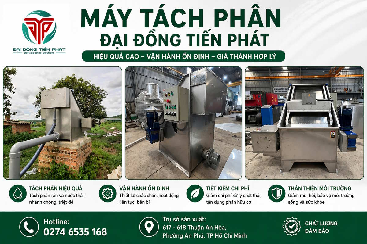 DDTPD20 model manure separator