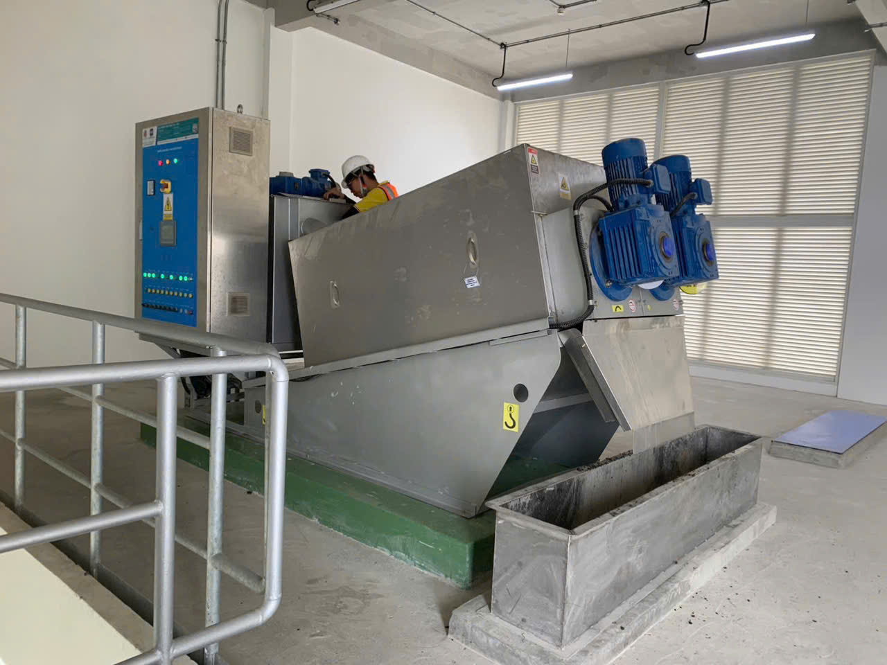 Máy ép bùn trục vít Model DDTP-MSP-402