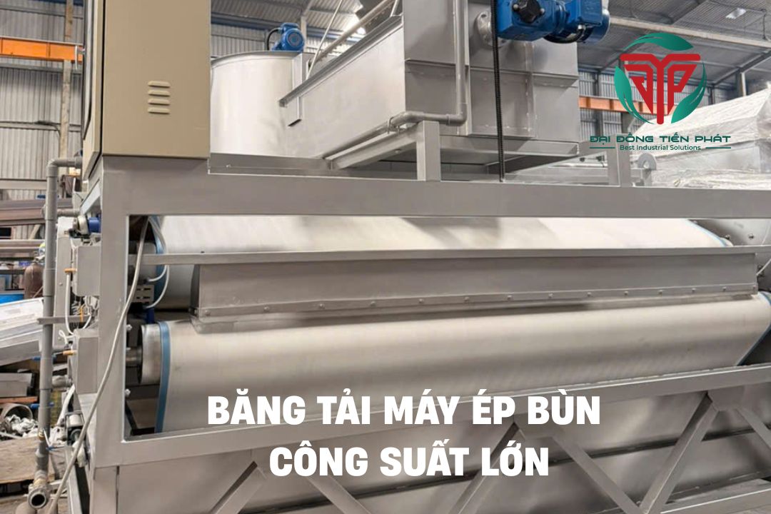 băng tải máy ép bùn 1500x1500 mm