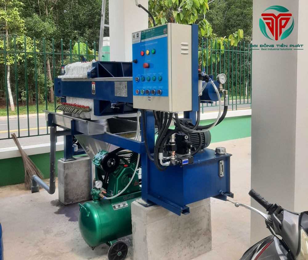 Máy ép bùn khung bản 500×500