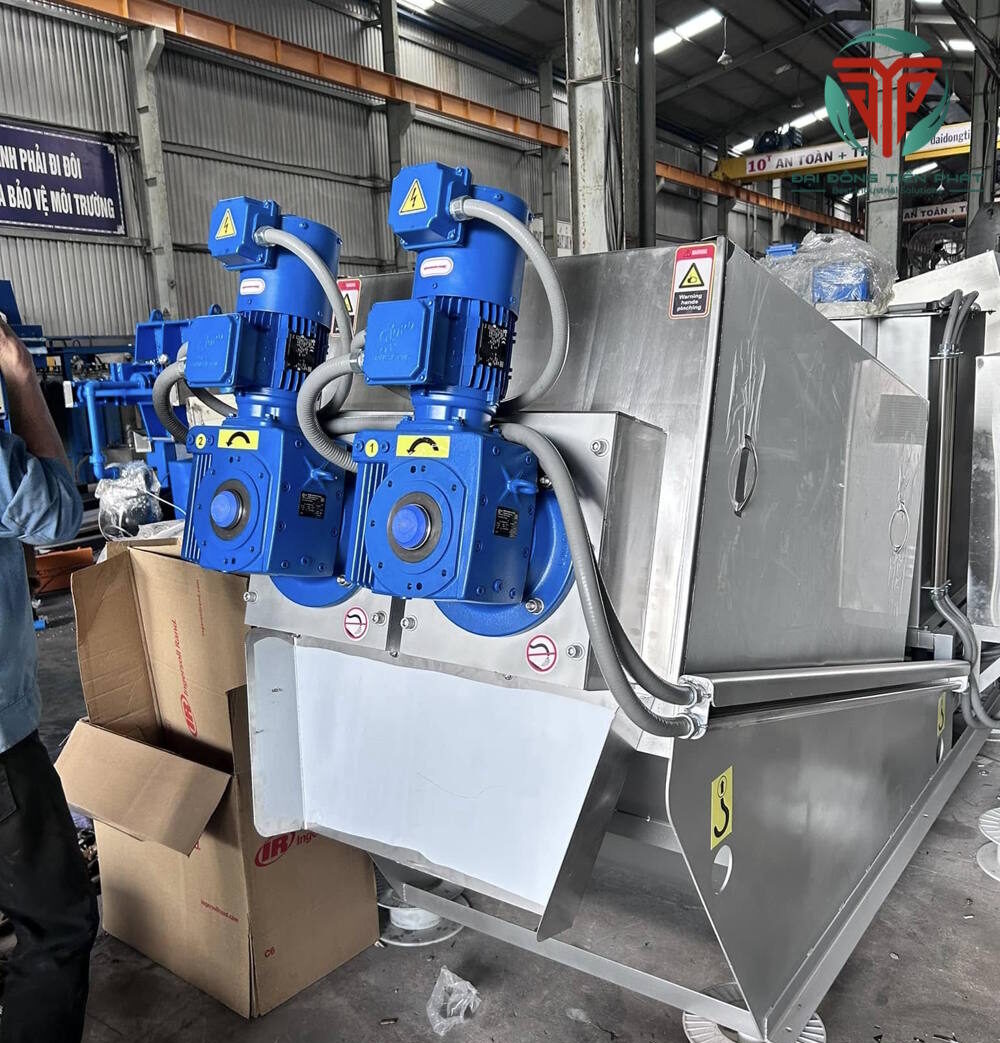 Máy ép bùn trục vít Model DDTP-MSP-202