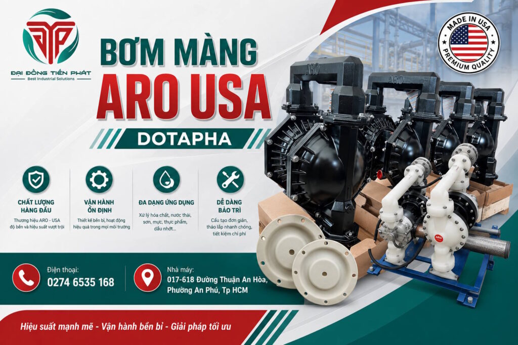 Dotapha là địa chỉ bán bơm màng aro chính hãng 