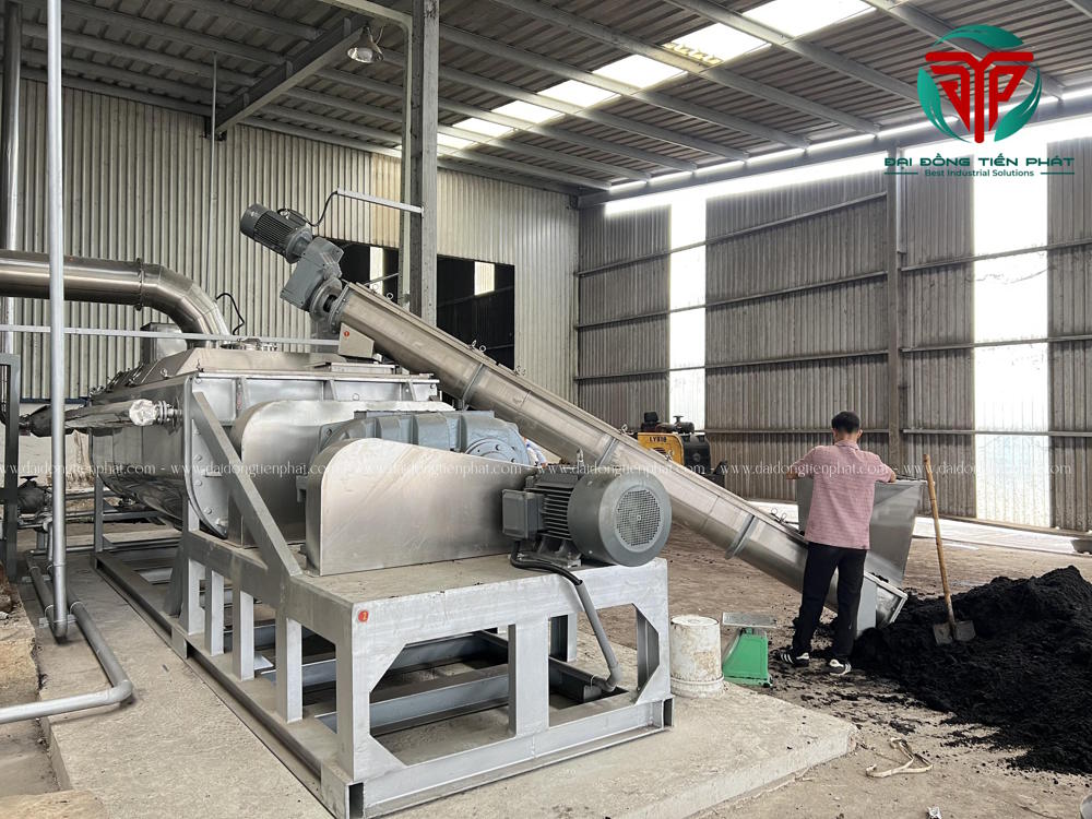 Máy sấy bùn ngành giấy và bột giấy