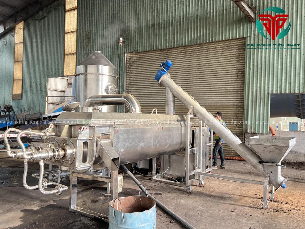 máy sấy bùn ngành giấy và bột giấy