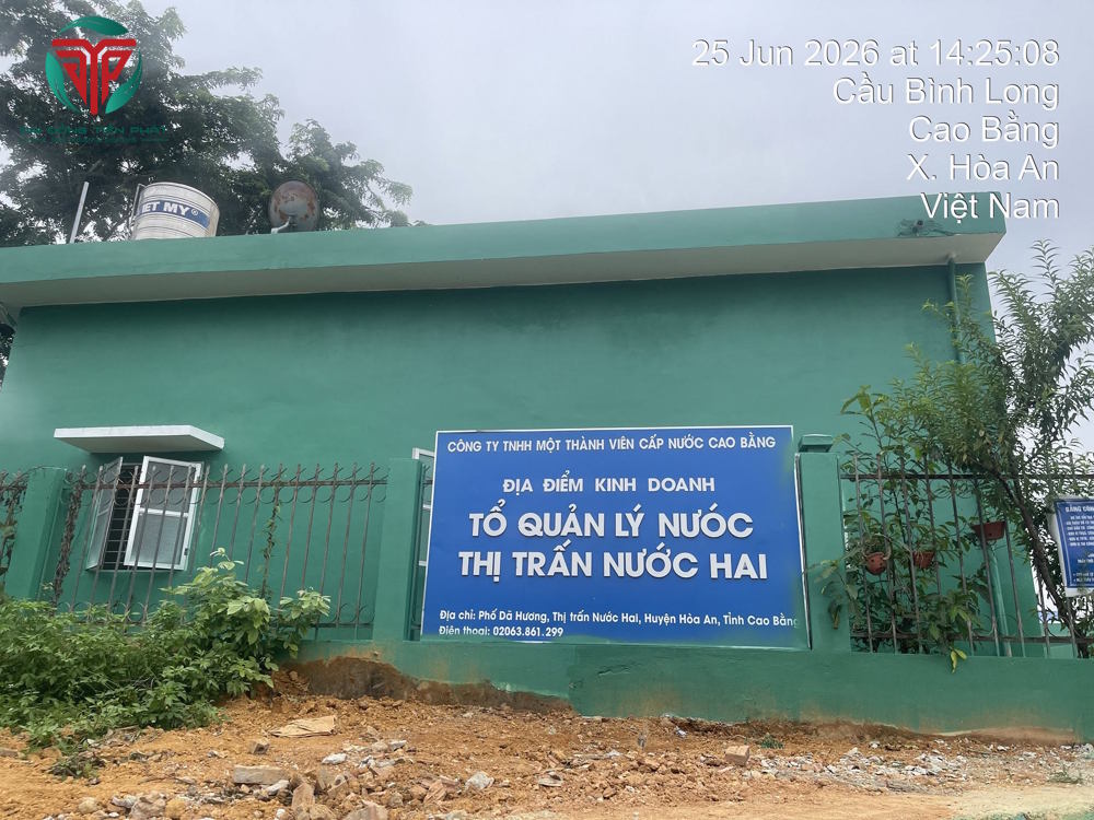 DỰ ÁN HỆ THỐNG MÁY ÉP LỌC KHUNG BẢN TẠI CẤP NƯỚC CAO BẰNG