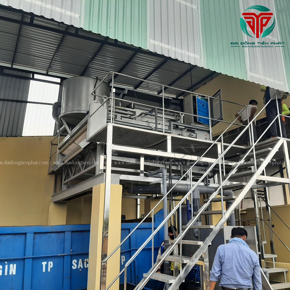 Báo giá máy ép bùn băng tải, xem công suất và ứng dụng thực tế